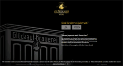 Desktop Screenshot of glueckaufbiere.de